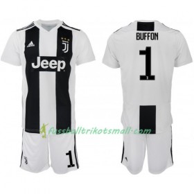 Fußballtrikots Juventus Turin Buffon 1 Kinder 2018-2019 Kurzarm Heimtrikotsatz kaufen